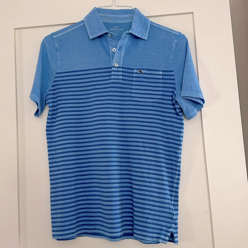 Vineyard Vines Boys Cotton Polo Shirt - Size XL